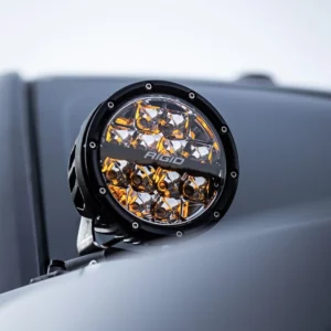 360 SERIES LED ROUND FOG LIGHT 6″SPORT AMBER BACK