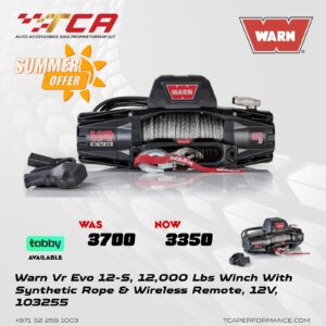 VR EVO 12-S 12000 LBS WINCH  WITH SYNTHETICA ROPE