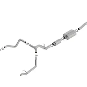 Borla  S-Type Cat-Back Exhaust System (Single Split Rear Exit) – Silverado/Sierra 1500 6.2L V8 (2019-2024)