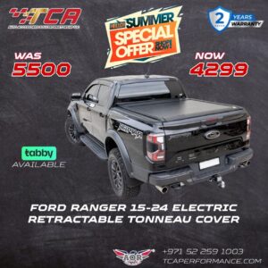 FORD RANGER & RANGER RAPTOR 15-24 ELECTRIC RETRACTABLE TONNEAU COVER